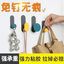  Hook cute ins Nordic drop bag hook sticky hook bedroom door powerful punch-free seamless creative hanger