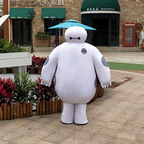 Big white doll costume Graduation event confession God reception Stage costume Cartoon props publicity cos headgear