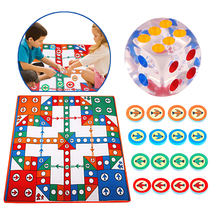 Flying chess carpet board aircraft chess toys childrens puzzle game chess kindergarten climbing pad large primary school students