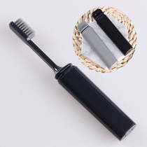 Creative foldable toothbrush Soft hair travel adult toothbrush Outdoor travel portable bring your own toothbrush box