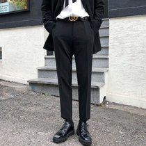 2021 net red very fairy pants male trembles handsome ankle-length pants leisure business dress professional wear pants