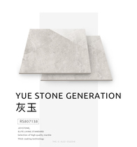 Nobel all-ceramic cast glaze marble tiles Simple modern Sao Paulo light gray (light)RS807138