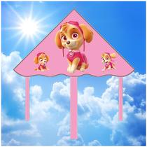 Kite childrens cute breeze easy to fly 2021 new style small wind pig Paige tail streamer pink