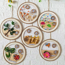  Twenty-four solar terms kindergarten Huanchuang material material theme wall charm Forest department 24 small fresh environment layout