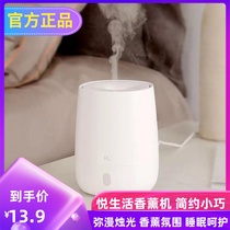 HL Fragrant Lavender Office Bedroom Living Room On-board Spray Night Light Essential Oils Air Purifying Pleasing Living Humidifiers