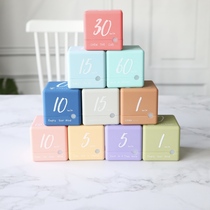 Children learn to remind automatic timer Rubiks cube time management hourglass baking kitchen clock timing alarm clock timing