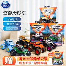 Monster Jam Crazy Bigfoot childrens alloy car toy racing model boy Monster off-road vehicle