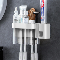 Holder of toothbrush shelving double gargle cup hanging wall wall-mounted dental cup toothpaste shelf for toothbrushing cup