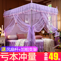 Palace Triple Door Princess Wind Belt Stents 1 5 Palace Ground Floor Mosquito Nets Encryption 2 0 m 1 8m Bed Double Home