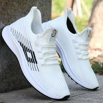 Hong Kong Tide Cards Small White Shoes Summer 2022 New Korean Version 100 Hitch Breathable Thin Web Face Sports Running Shoes Mens Shoes