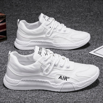 Hong Kong Tide Cards Small White Shoes Mens Shoes 2022 Summer New Casual Breathable 100 Hitch Version Light Mens Sails Shoes Cloth Shoes
