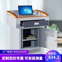 The podium zi ke tai podium front desk desk podium speaking ugrengy tai kindergarten multi-function