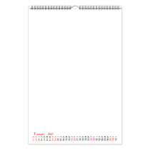 A4 A3 A2 blank wall calendar 2022 hand-painted Almanac drawing sketch monthly calendar watercolor paper calendar