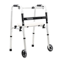  Walker equipment rack Travel mat Trolley bench hemiplegic leg fracture support walker frame Elderly parents