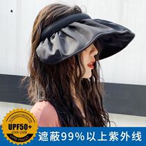Hair band sunscreen shell hat hat female Korean version of the wild sunscreen face cover sun hat tide shell fisherman hat anti-UV
