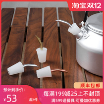 Thous windows outdoor Kettle Coffee Pot teapot with slender mouth hand punch spout Aluminum copper retro