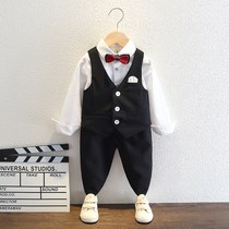 Childrens suit suit suit boys piano performance small host costume flower girl wedding little boy dress British