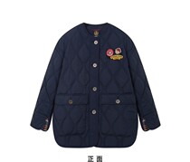 TW Xiao 2022 New Vintage Diamond Model Fashion Sense Collide Cotton Cover Short TTJP 22J901N