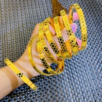 Royal Dragon Jewelry Live room link pure gold 999 cyanide-free CNC Platinum princess bracelet 18K bracelet