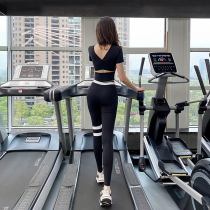 C position first arrival yoga suit suit female sense umbilical tights quick-drying running sports professional fitness two-piece suit