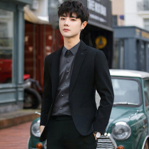 Rich bird mens high-end fashion suit Korean trend slim business casual dress handsome small suit jacket