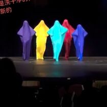 The quilt cover dance props stretch cover dance performance costumes quilt cover dance annual meeting creative student sports funny not to show face