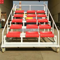 New products: judge timing table finish stand 15 seats mobile outdoor spectator platform track and fielder material direct sales