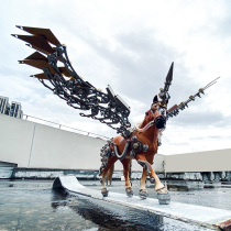 Mechanical Party Unicorn Second-dimensional Hand-made Toys DIY Metal Hand-assembled Model Creative New Year Gifts