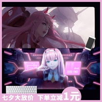  Darling in the FranXX Super rat standard mat National team 02 Berry Crane Wanglan Cui Bird custom thickened lock edge game Office dormitory Household table mat Computer ins