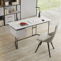 Guangchao Italian minimalist desk rock board 1 5 meters modern light luxury study furniture household writing desk designer