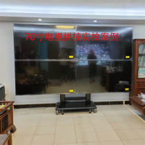 42-60 inch splicing mobile bracket multi-screen display landing cart 4 LCD TV splicing Bracket 2*3