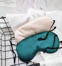 Silk blindfold sleep shading is not thin and thin ins do not press eyes students couple pair of eye cover three sets