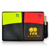 Football referee equipment Football match red and yellow cards with leather High-grade football red cards yellow cards record pen