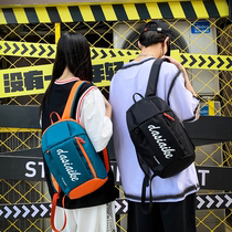 Sports backpack mens small mini light make-up class bag ins tide students running small bag summer Small backpack
