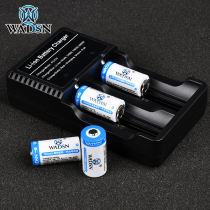 Wadsn PEQ15 M600C Tactical Flashlight 16340 3 6V Rechargeable Lithium Battery Charger