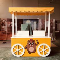 Mobile sales car mall stall promotion activity flower ice cream specialty snack stall car interior decoration car