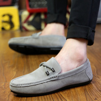 Spring breathable mens shoes 38 yards Inlan sloth One foot Pedal Bean shoes Mens casual shoes 45 frosted 46 Great yards