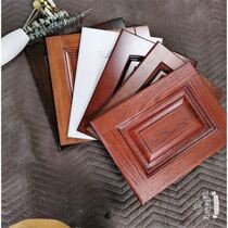 Factory custom all kinds of solid wood wardrobe shoes cabinet wine cabinet cabinet door rubber wood Red Oak cherry wood low price