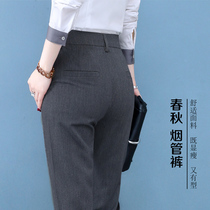 Womens spring and autumn slim slim pipe pants summer thin casual pants small feet radish Harlan professional trousers