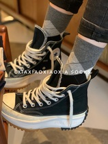 (Full five pairs) Korean spot womens socks British style retro diamond-shaped plaid cotton socks