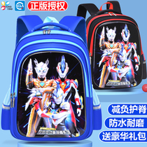 Sello Altman schoolbag kindergarten boy big and small class Ou B Primary School students first and second grade 5 year old backpack burden reduction