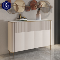 Willy-style light and luxurious rock board Xuanguan cabinet Living room entrance Decorative Cabinet Net Red New Ultra Slim Shoe Cabinet in the door One by the wall
