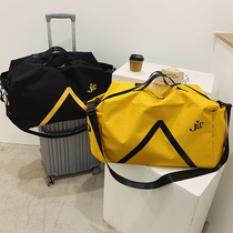 Large Capacity Travel Bag for men and women Fashion Light Travel Containing Luggage Bag drawbar Foreign business trips Inclined Cross-pack