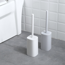 Deer Ke Japanese toilet brush simple non-perforated long handle without dead angle with base round head toilet cleaning brush set