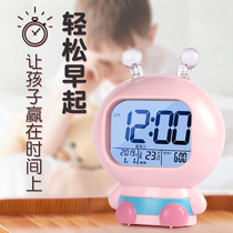 Alarm clock 2021 new smart student special alarm alarm strong wake-up bedside clock children cartoon electronic clock