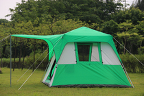 BIGONE aluminum alloy 3-5 people 6 people 5-8 people waterproof double-layer rainproof Oxford cloth automatic tent Outdoor