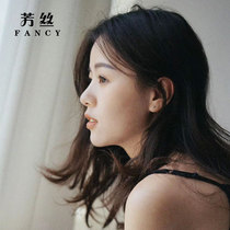 Fang Silk wig Hair top delivery needle Real hair hair patch Head top hair patch Female hair rare hair pigtail wig