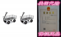  Gorilla Carts GOR1001-COM Heavy-Duty Steel Utility Cart with