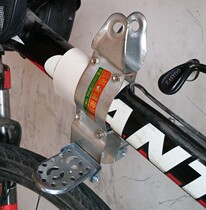 Mountain folding childrens bicycle electric car front beam flat tube double beam front seat bracket pedal pedal