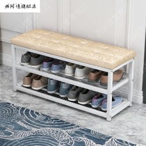 Shoe cabinet stool integrated multi-functional entry door shoe stool light luxury one living room shoe rack combination storage multi-layer
